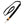Canny Lead in black for medium to large dogs with brushed steel clip. Neoprene handle & grip.