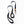 Canny Lead in black for small dogs and puppies with brushed steel clip. Neoprene handle & grip.