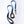 Canny Lead in blue for small dogs and puppies with brushed steel clip. Neoprene handle & grip.
